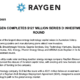Investment round announcement press release